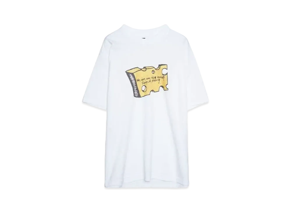 RATS CHEESE TEE "WHITE"