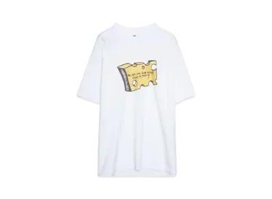RATS CHEESE TEE "WHITE"