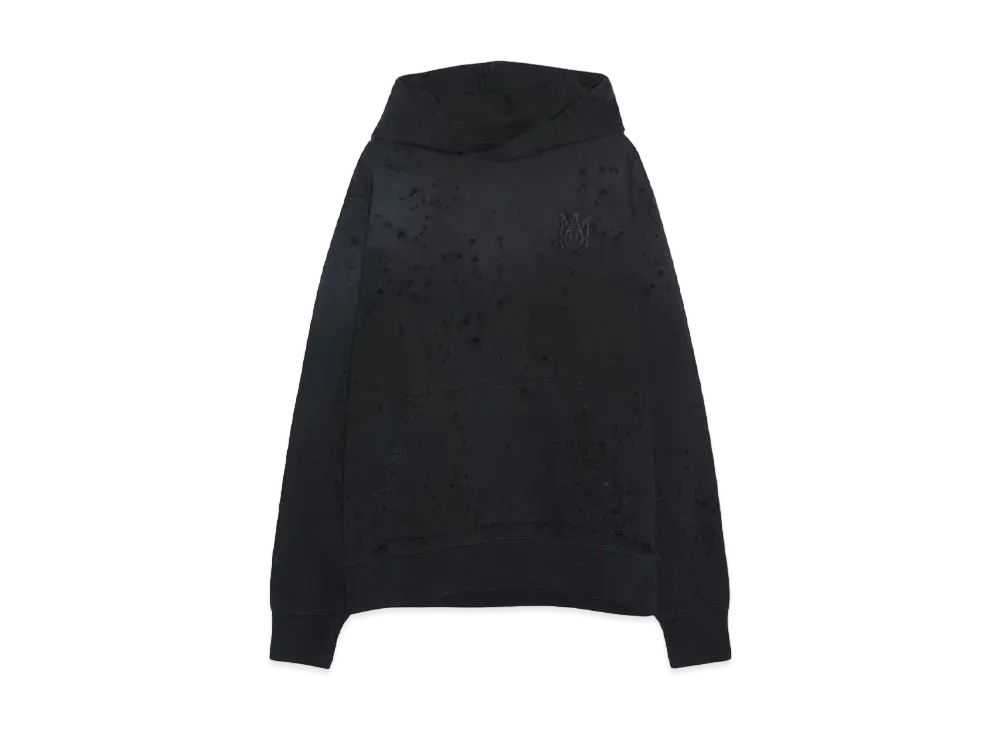 アミリ エムエー ショットガンエンブロイダードフーディー "ブラック"