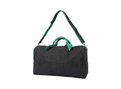 TAIN DOUBLE PUSH BOSTON BAG "BLACK"