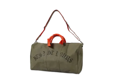 TAIN DOUBLE PUSH BOSTON BAG "KHAKI"