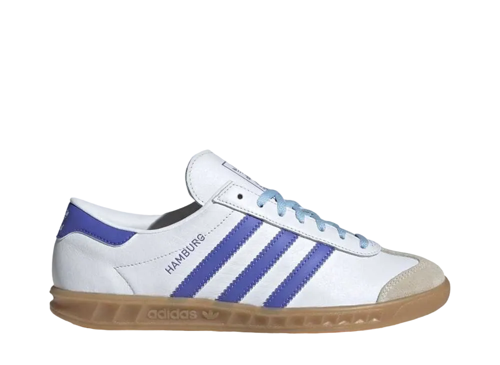 adidas Women's Humburg "Footwear White/Semi Cobalt Blue/Gum"