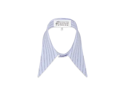Maison Margiela Stripe Cotton Poplin Collar "Light Blue"