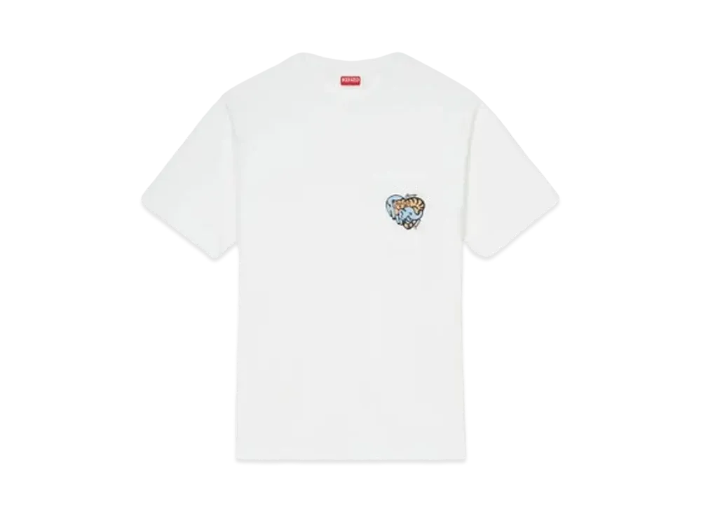 KENZO 'JUNGLE HEART' Classic T-shirt "Off White"