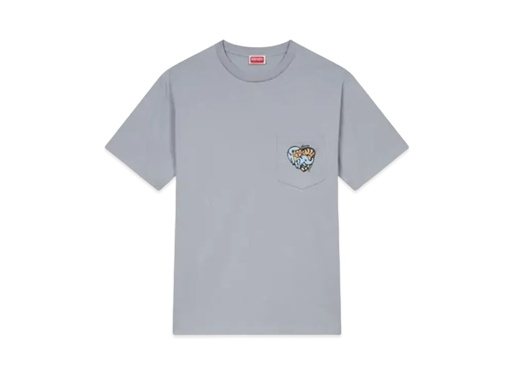 KENZO 'JUNGLE HEART' Classic T-shirt "Misty Grey"