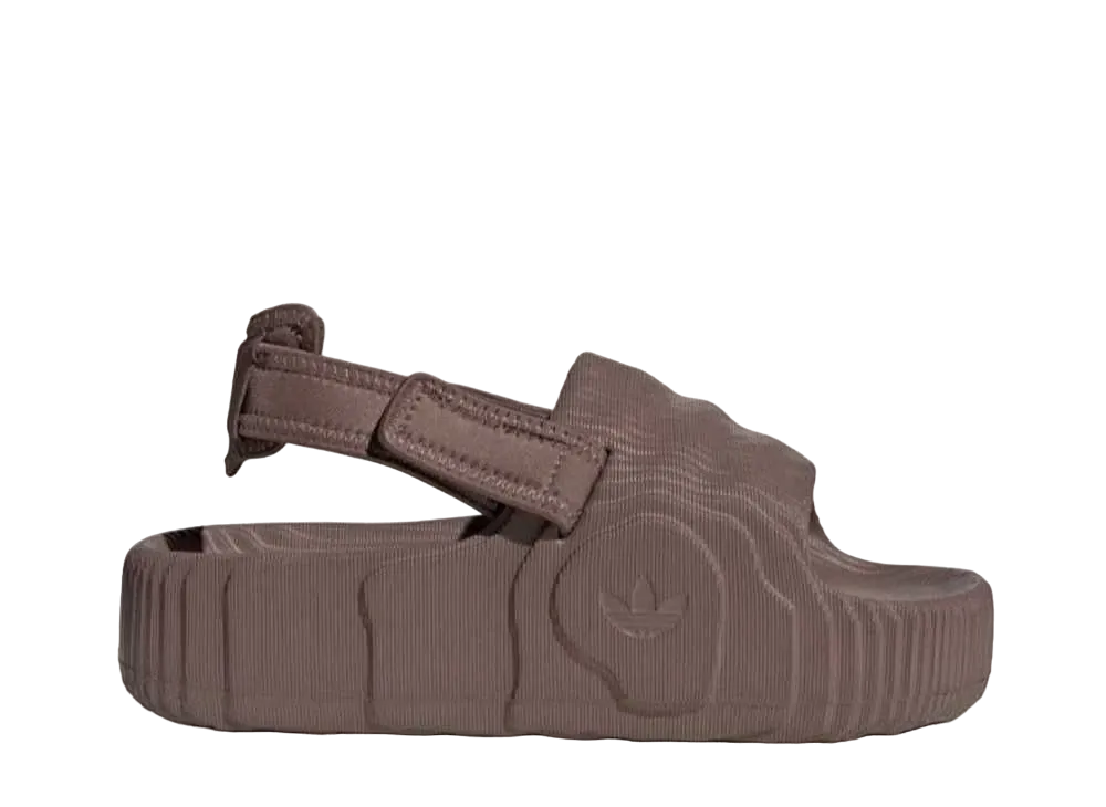 adidas Women's Adilette 22 XLG Slides "Earth Straighter"