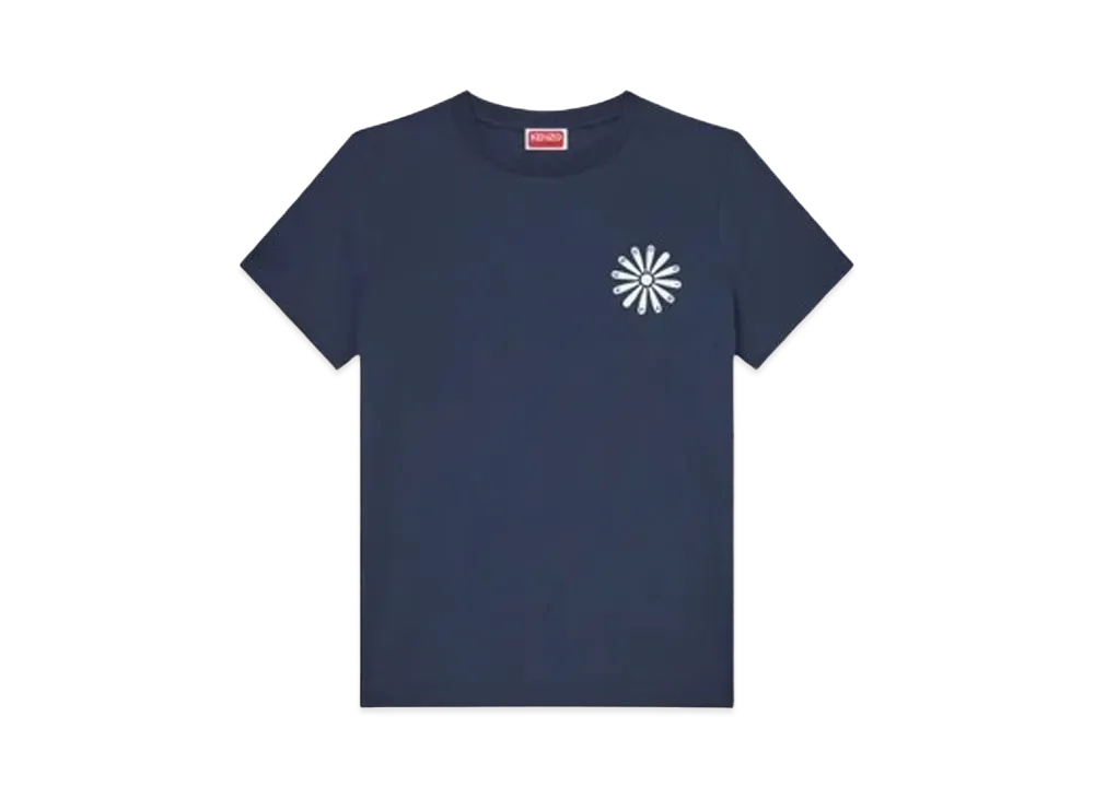 KENZO 'MARGUERITE'' Classic T-shirt "Blue Black"