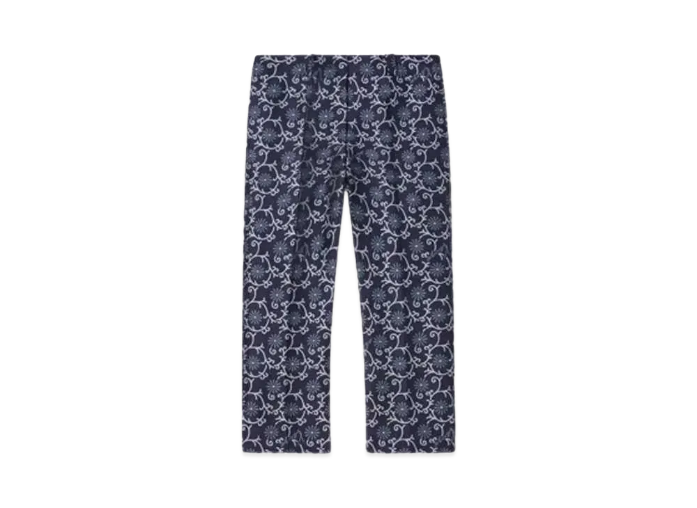 KENZO 'MARGUERITE'' Cropped Pants "Blue Black"