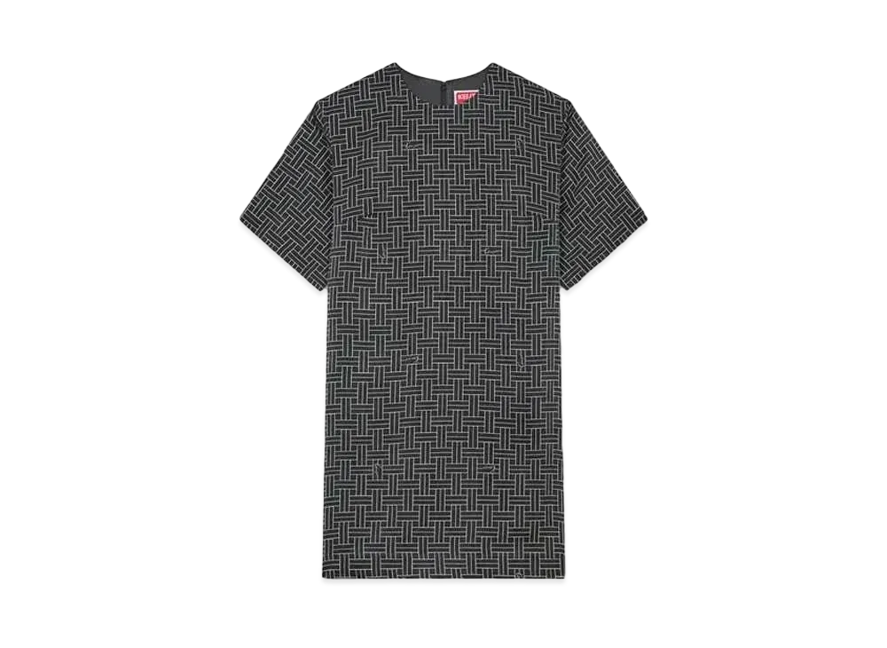 KENZO 'WEAVE' T-shirt Dress "Black"