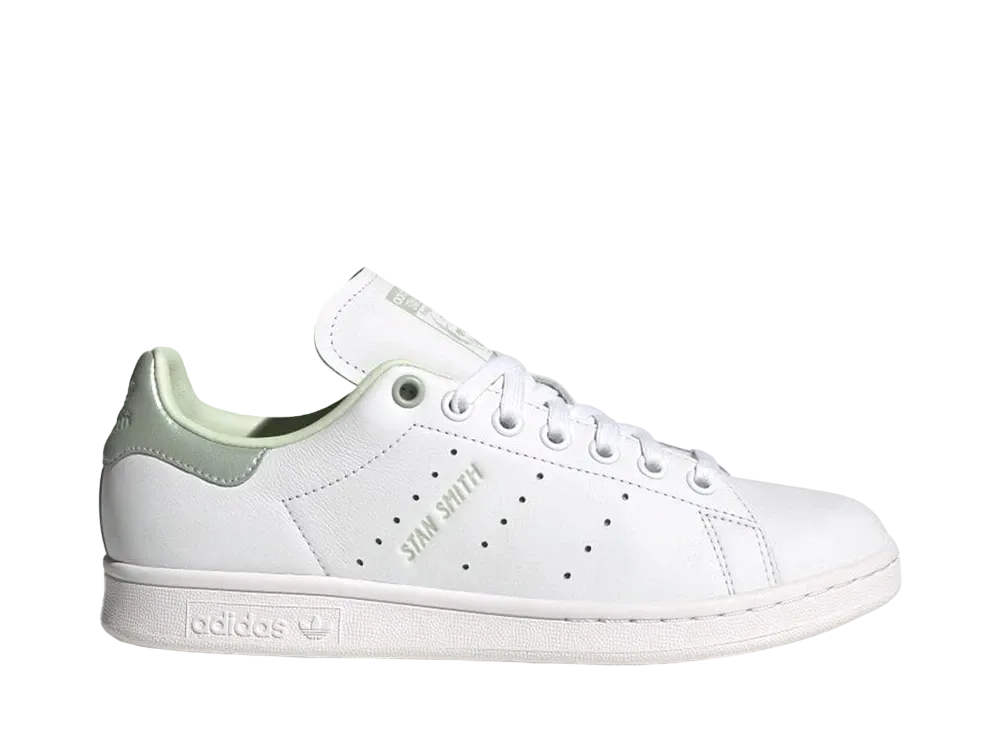 adidas Women's Stan Smith "Footwear White/Linen Green Metallic/Linen Green"