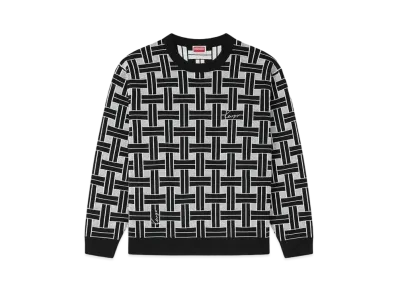 KENZO 'WEAVE' Embroidery Jumper "Black"
