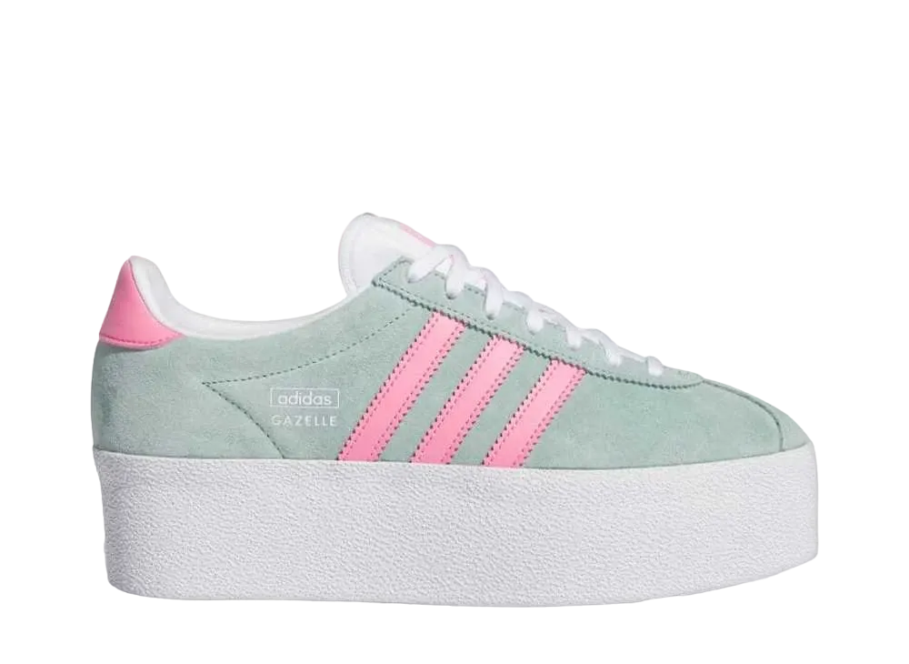 adidas Women's Gazelle Up "Hazy Green/Bliss Pink/Footwear White"