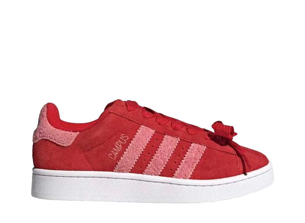 アディダス オリジナルス ウィメンズ キャンパス 00S "ベタースカーレット/ピンクスパーク/フットウェアホワイト"