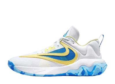 Nike Giannis Immortality 3 "White/Light Laser Orange/Soft Yellow/Light Photo Blue"