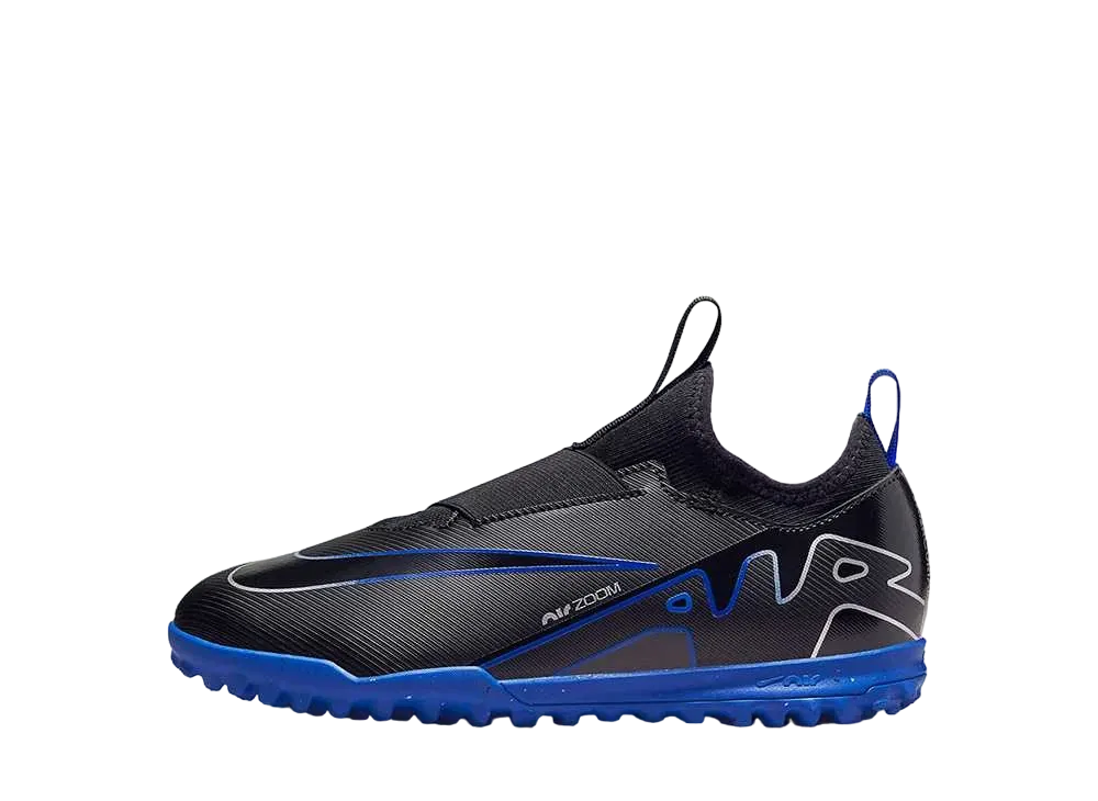 ナイキ GS マーキュリアル ヴェイパー15 アカデミー "ブラック/ハイパーロイヤル/クロム"