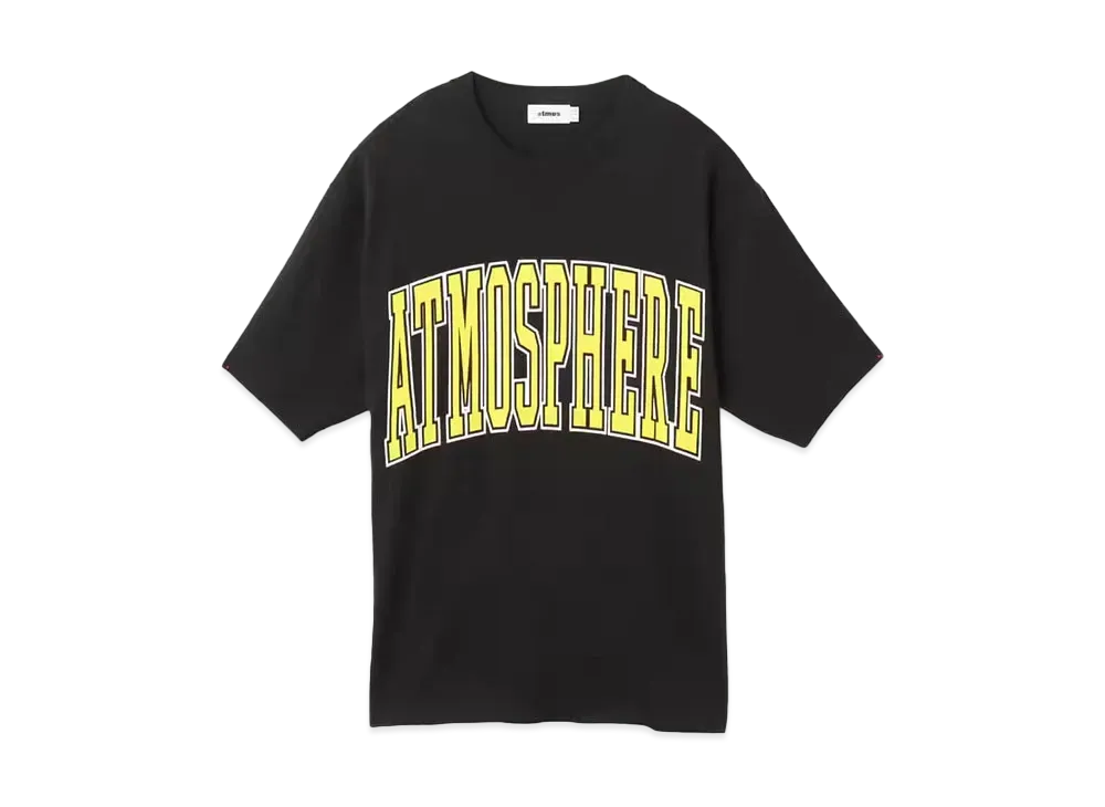 atmos College Logo Crack Print T-shirt "Black"