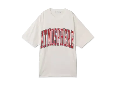 atmos College Logo Crack Print T-shirt "White"