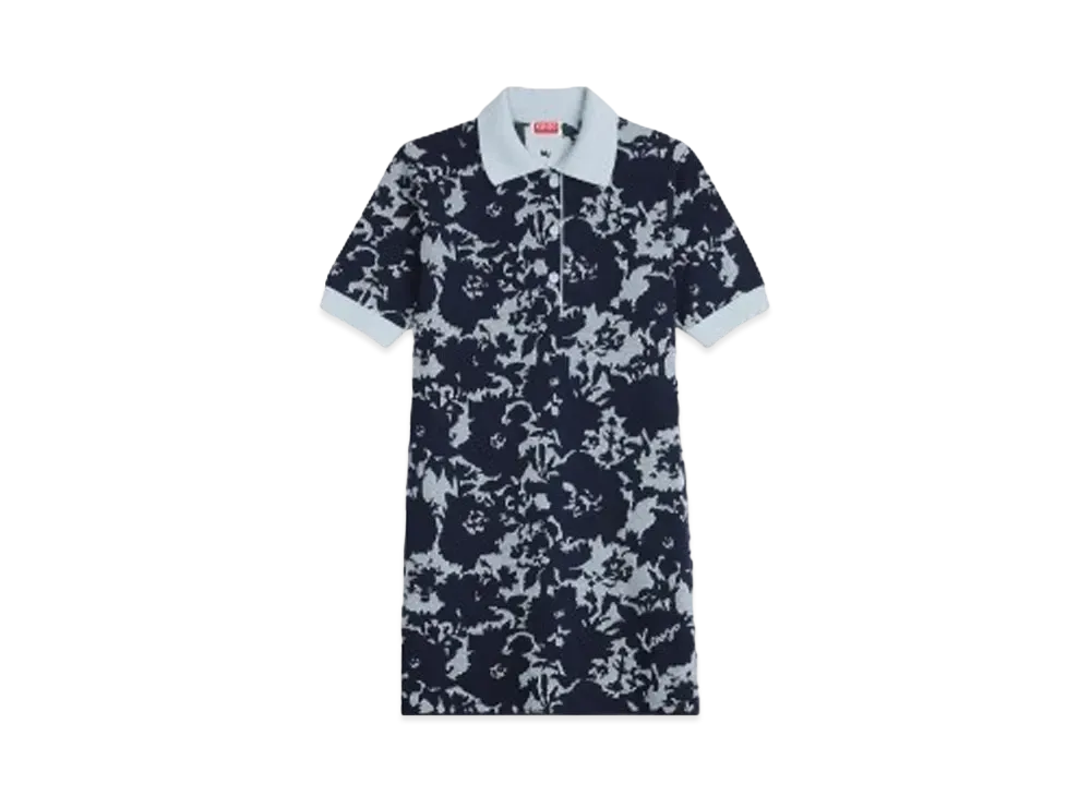 KENZO 'FLOWER CAMO' Dress "Midnight Blue"
