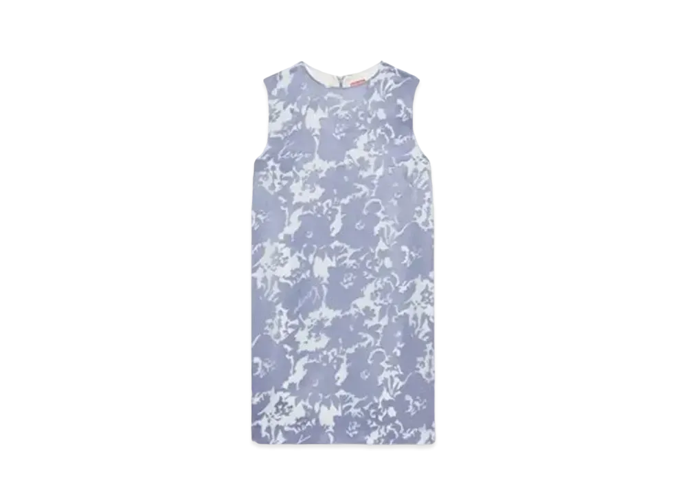 KENZO 'FLOWER CAMO' Short Dress "Blue"