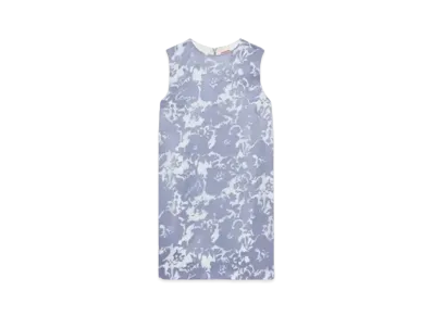 KENZO 'FLOWER CAMO' Short Dress "Blue"