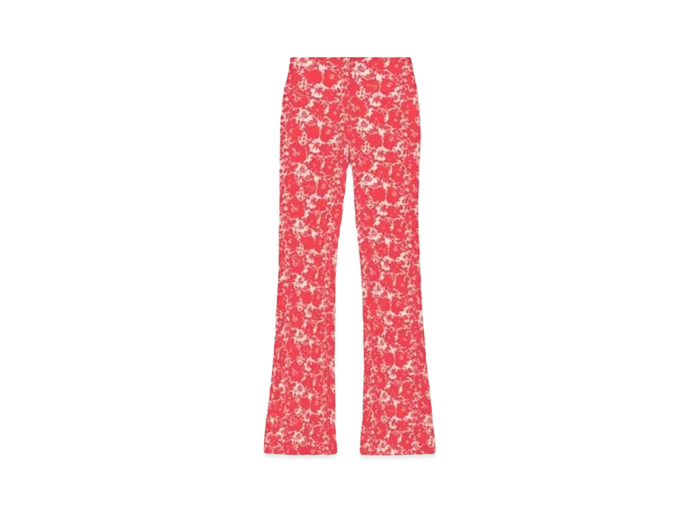 KENZO 'FLOWER CAMO' Pants "Medium Red"