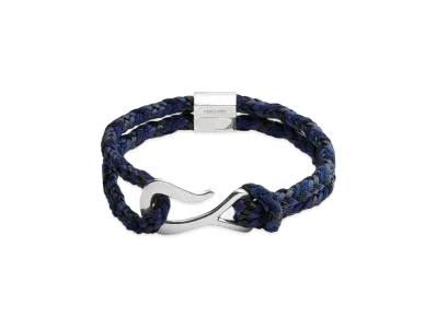 Bottega Veneta Braid Leather Bracelet "Duke/Black"
