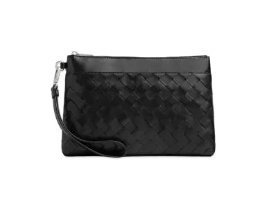 Bottega Veneta Intrecciato Prism Pouch "Black"