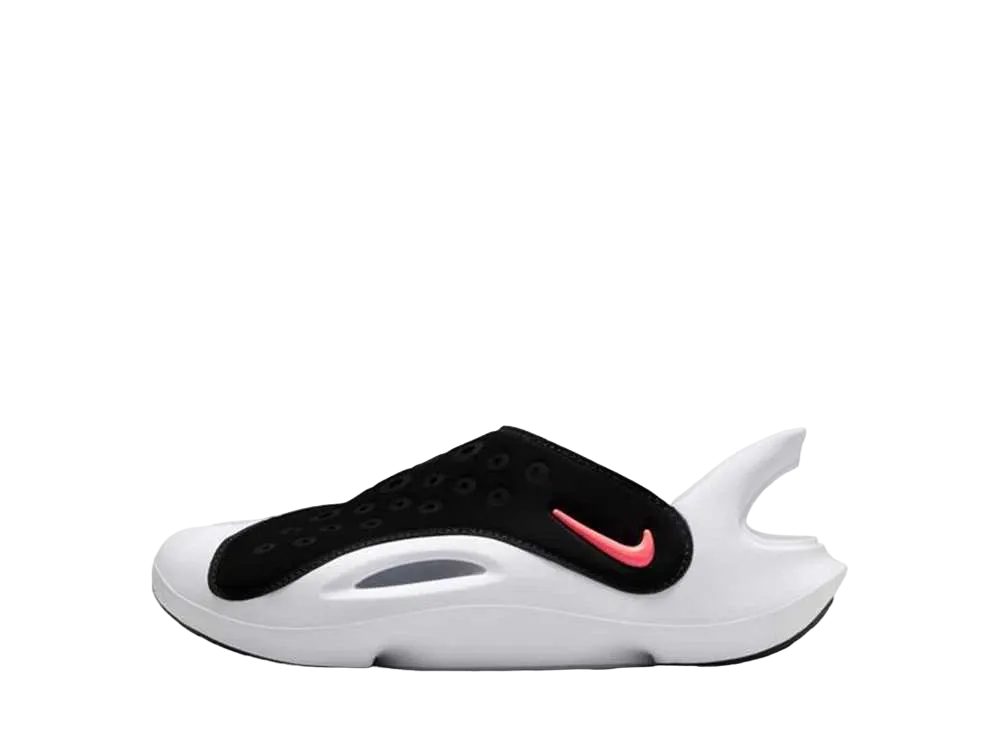 ナイキ GS アクアスウッシュ "ブラック/ハイプロー"