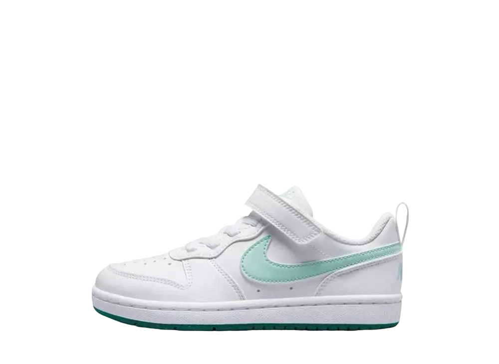 ナイキ PS コートボロー ロー リクラフト "ホワイト/ジャディス" (キッズ)