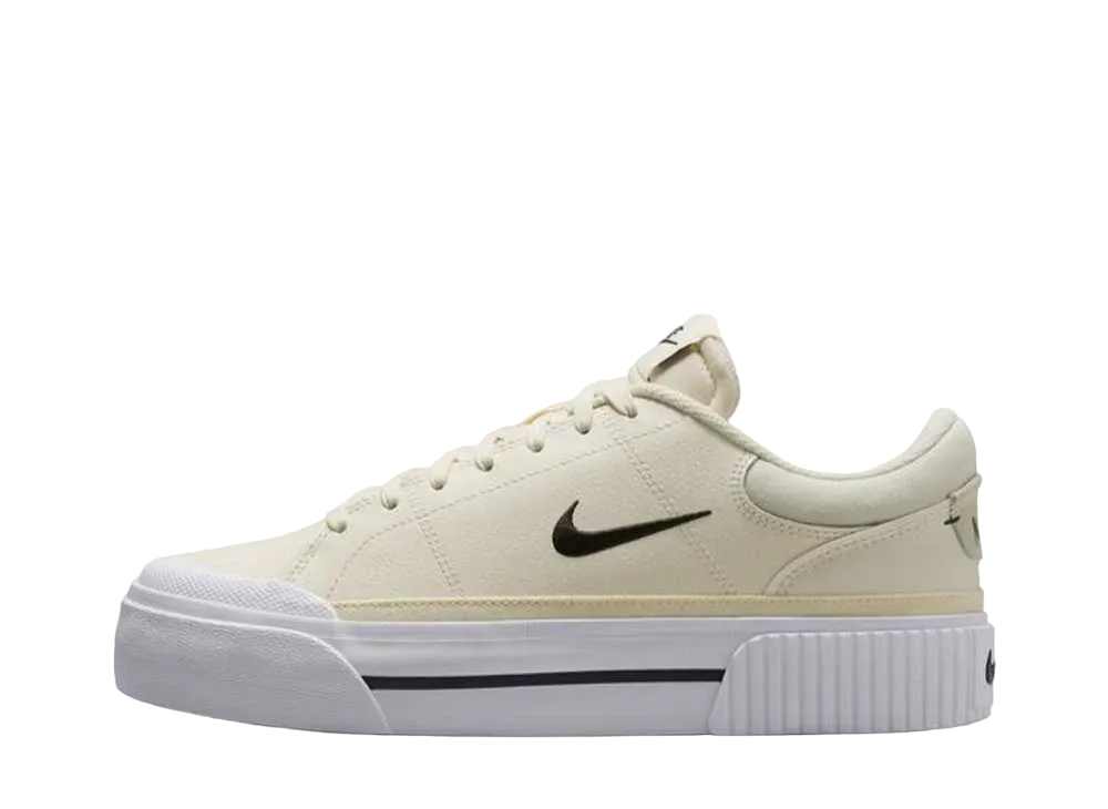 ナイキ ウィメンズ コートレガシー リフト "ペールアイボリー/ブラック"