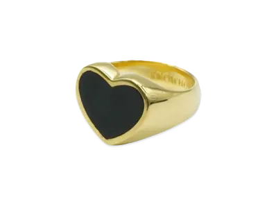 KNOWHOW Heart Ring #5 "18KGP"