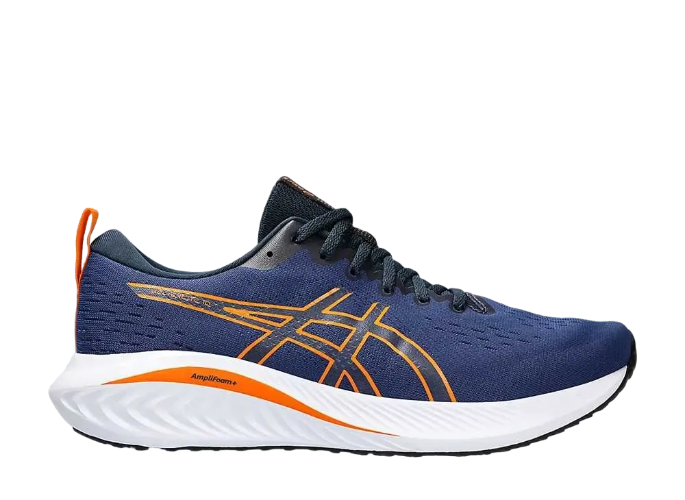 アシックス ゲルエキサイト10 エクストラワイド "ディープオーシャン/ブライトオレンジ"