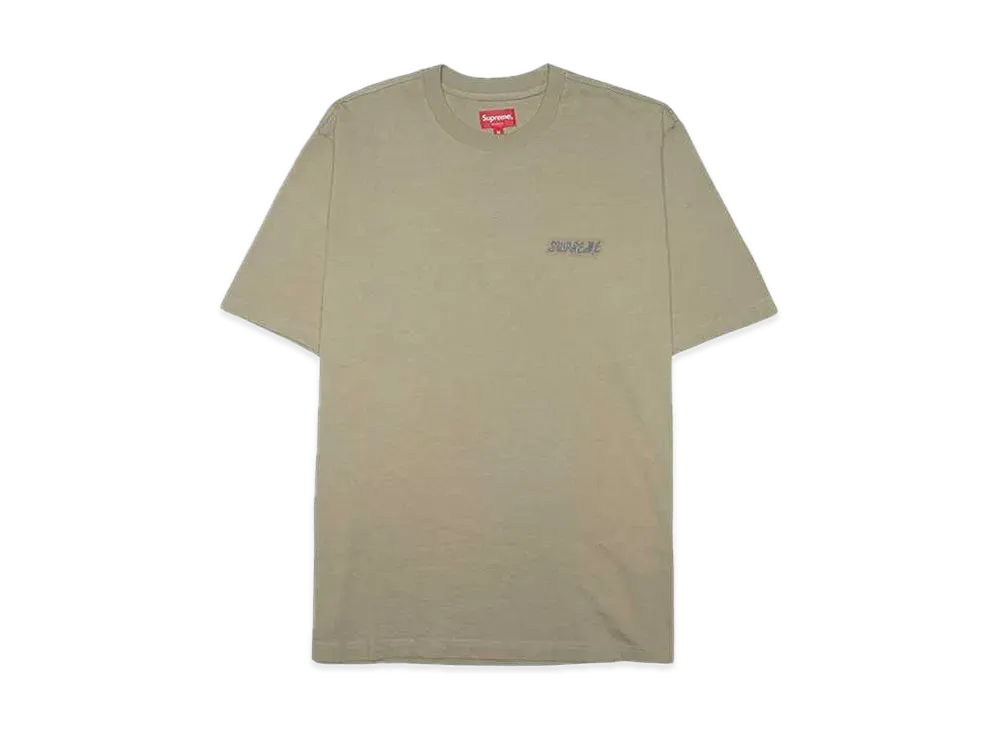 Supreme Washed Script S/S Top "Tan"