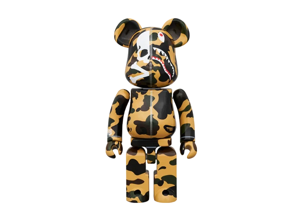 MEDICOM TOY "BEARBRICK / CHOGOKIN" -MASTERMINDxA BATHING APE- MASTERMIND VS BAPE YELLOW
