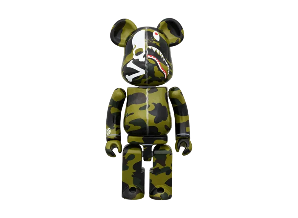 MEDICOM TOY "BEARBRICK / CHOGOKIN" -MASTERMINDxA BATHING APE- MASTERMIND VS BAPE GREEN