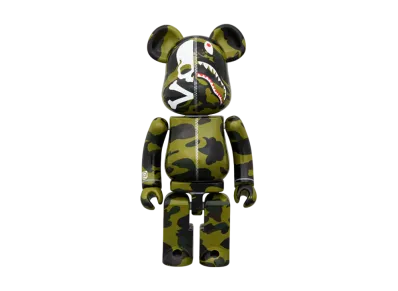 MEDICOM TOY "BEARBRICK / CHOGOKIN" -MASTERMINDxA BATHING APE- MASTERMIND VS BAPE GREEN