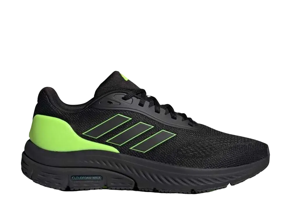 アディダス クラウドフォーム ウォーク "コアブラック/ルシッドレモン"