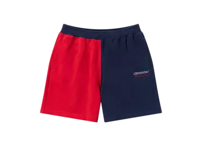 BlackEyePatch Spandex Logo 2 Tone Sweat Shorts "Red/Navy"