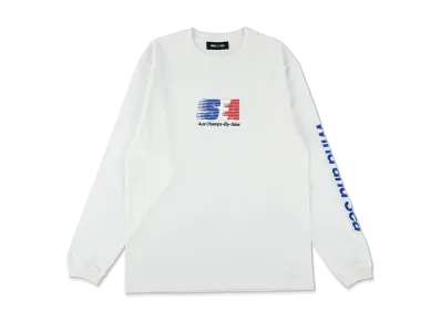WIND AND SEA Tricolore Slide Sea Aux Champs-Ely-Seas "White"
