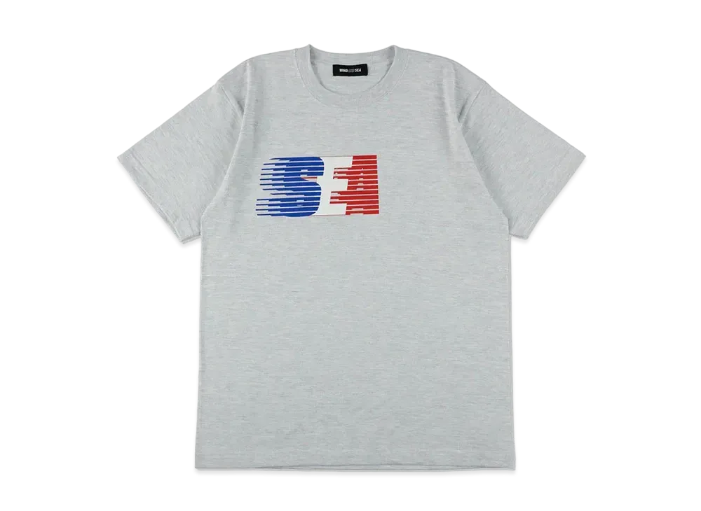 WIND AND SEA Tricolore Slide Sea Tee "Ash"