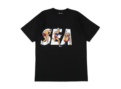 WIND AND SEA Paris Sea Tee "Black"