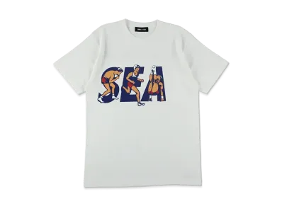 WIND AND SEA Paris Sea Tee "White"