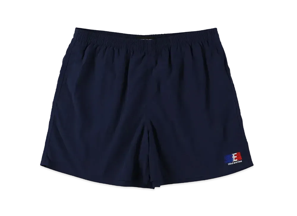 WIND AND SEA tricolore Slide Sea Nylon Short "Navy"