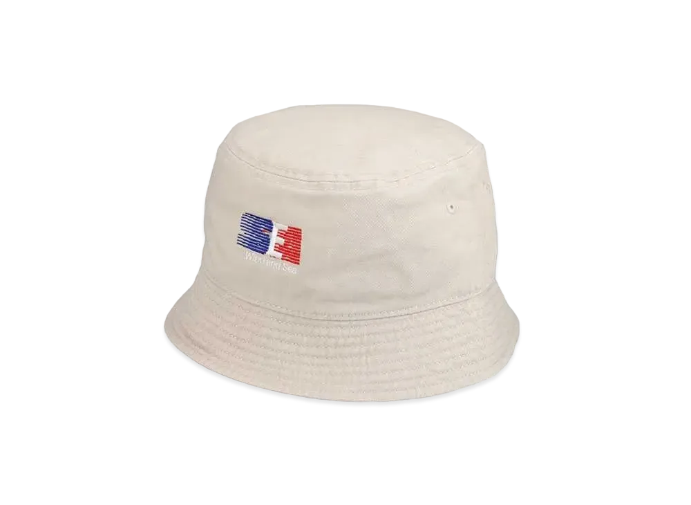 WIND AND SEA Tricolore Slide Sea Hat "Ivory"