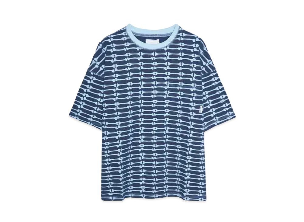 Student Apathy border tee "Navy"