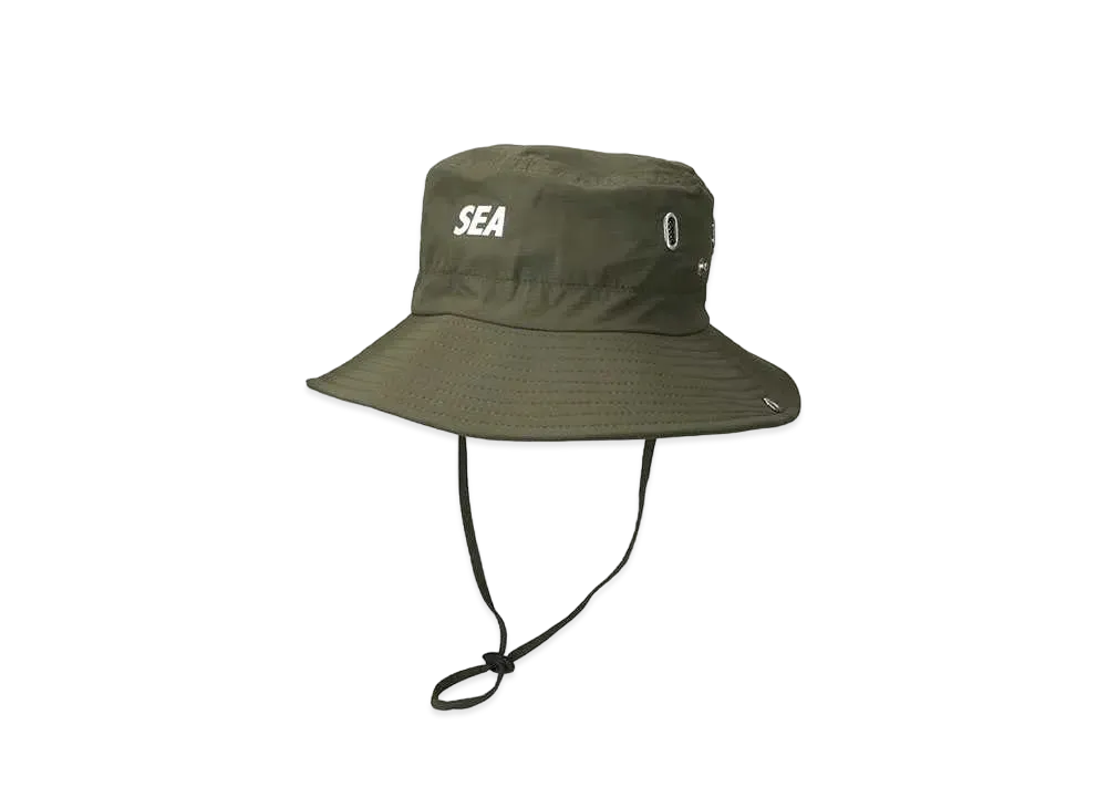 k*z様 SEA ESS SAFARI HAT wind and sea カーキ WIND AND SEA Sea ESS Safari Hat 
