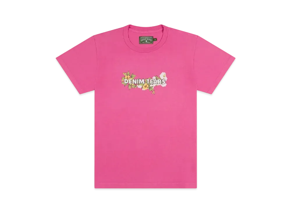 DENIM TEARS Logo Tee "Pink"