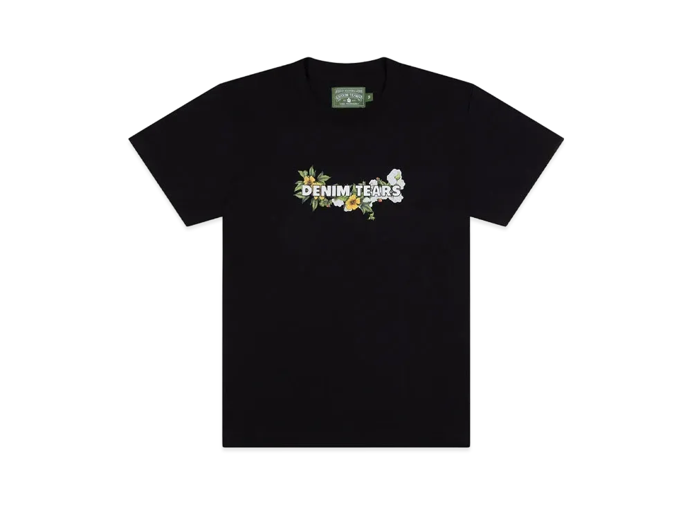 DENIM TEARS Logo Tee "Black"