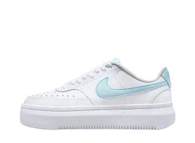 Nike Women's Court Vision Low Alta "White/Glacier Blue"