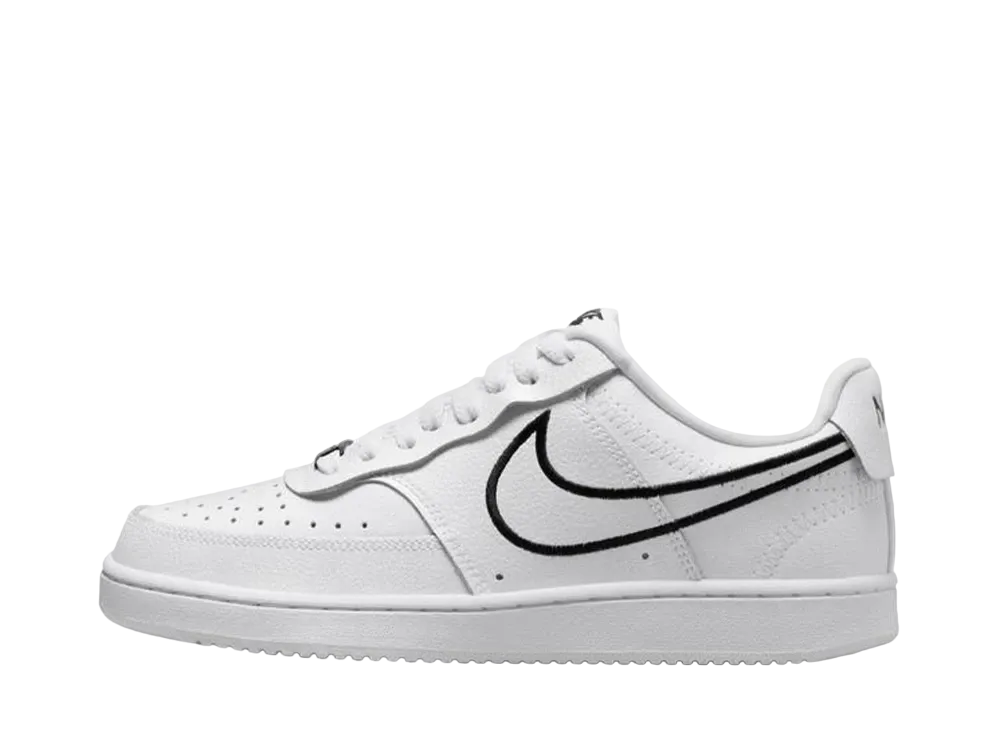 ナイキ ウィメンズ コートビジョン ロー PRM "ホワイト/ブラック"